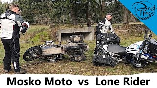 Mosko Moto Backcountry 35L Panniers bags vs Lone Rider Motobags [upl. by Sorrows]