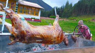 ASADO de un T0R0 ENTERO 😱ÉPICO  Cholo aquiles [upl. by Aeneus]