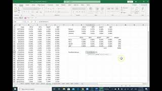 Four Stock Portfolio and Graphing Efficient Portfolio Frontier [upl. by Urial]