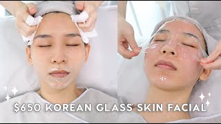 I Got a 650 Korean Glass Skin Facial [upl. by Aguie]