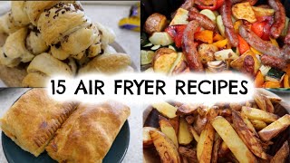 15 AIR FRYER RECIPES  WHAT TO COOK IN YOUR AIR FRYER  KERRY WHELPDALE [upl. by Casimir]