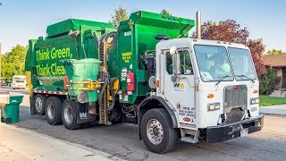 Peterbilt 320  McNeilus ZR Garbage Truck [upl. by Airdua]