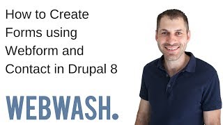 How to Create Forms using Webform and Contact in Drupal 8 [upl. by Adiol787]