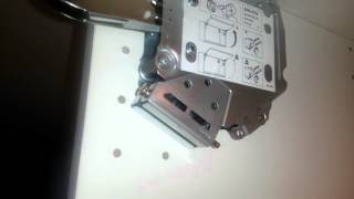 How to install ikea kitchen glass door amp hinge [upl. by Aronoh298]