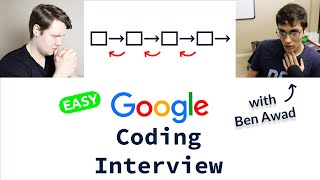 Easy Google Coding Interview With Ben Awad [upl. by Mettah]