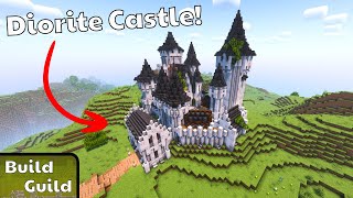 Diorite Castle in MInecraft [upl. by Arinaj]