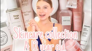 My 12 year old skincare collection 🤩✨Vlogs by Victoria [upl. by Eerak]