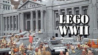 Huge LEGO WWII Battle of Berlin Reichstag Attack [upl. by Annia200]