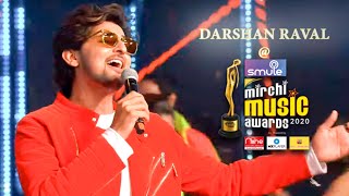 Darshan Raval rocks the stage of Smule Mirchi Music Awards 2020  KAMARIYA  CHOGADA TARA [upl. by Yedrahs]