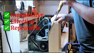 Sharpening Chisels with a Harbor Freight 1x30 Belt Sander [upl. by Cybill]