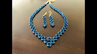 DIY Bicone Necklace  Simply Beaded Necklace [upl. by Indihar]