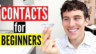 Contact Lenses for Beginners  How to Put in Contacts [upl. by Kcajyllib]