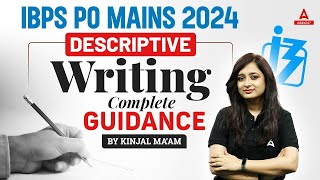 IBPS PO Mains Descriptive Paper  Complete Guidance  By Kinjal Gadhavi [upl. by Rourke785]