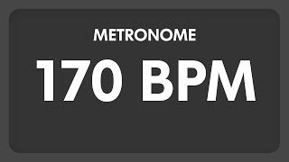 170 BPM  Metronome [upl. by Latsyk482]