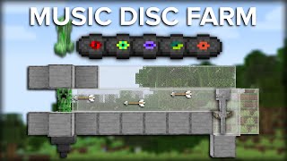 Minecraft Music Disc Farm  Over 150 Discs per Hour  Fully Automatic [upl. by Einahpet]