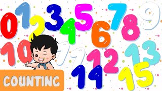 Los Números en ingles para niños del 0 al 15  Numbers in English 0 to 15 for Childrens  Leofuntv [upl. by Ainotal973]