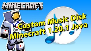 Make a CUSTOM MUSIC DISC Resource Pack in Minecraft 1201 JAVA [upl. by Suidualc439]