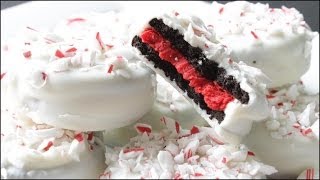 White Chocolate Peppermint Oreo Cookies [upl. by Ole851]