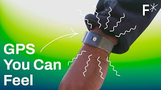 A new kind of haptic wearable GPS for the blind [upl. by Button]