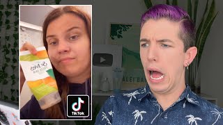 Reacting to YOUR TikTok Skin Care Routines [upl. by Dahlia726]