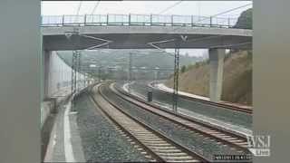 Spanish Train Crash Video  Spanish Train Crash Caught on CCTV [upl. by Emor416]