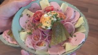 Kochen mit Traudl  Meine Almküche  Wurstsalat [upl. by Kessia]