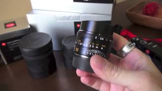 Leica lenses 50 Summicron APO Noctilux and Summilux [upl. by Nnelg]