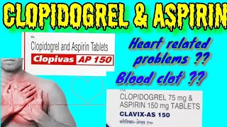 Clopidogrel and aspirin tablets  Clopivas AS tablet uses  side effects LEARN ABOUT MEDICINE [upl. by Rucker369]